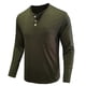 thumbnail image 4 of Blusas y camisas de manga larga con cuello redondo para hombre, blusa básica lisa de color puro y musculosa de manga larga, blusas y camisas de manga larga con cuello redondo para hombre., 4 of 5