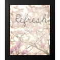 thumbnail image 2 of Kimberly, Allen 12x14 Black Modern Framed Museum Art Print Titled - Cherry Blossoms 2, 2 of 5