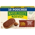 thumbnail image 6 of (3 pack) Nature Valley Biscuit Sandwiches, Chocolate Peanut Butter, Snack Bars, 10 Bars, 13.5 oz, 6 of 14