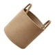 thumbnail image 1 of Kearding Cesta de almacenamiento Use cuerda de algodón Cesta sucia Cesta Cesta de tela y solución Cesta de ropa sucia de algodón yute S Type2 NO2, 1 of 6