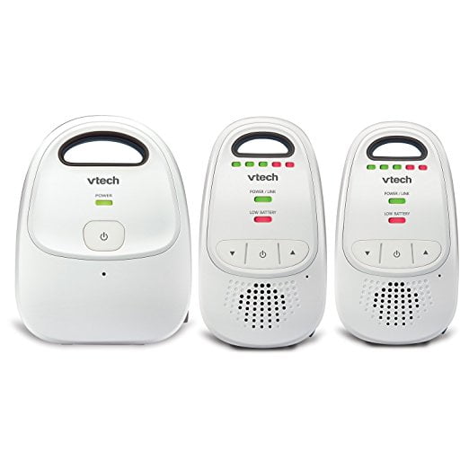 2-Unit Audio Baby Monitor VTech - White