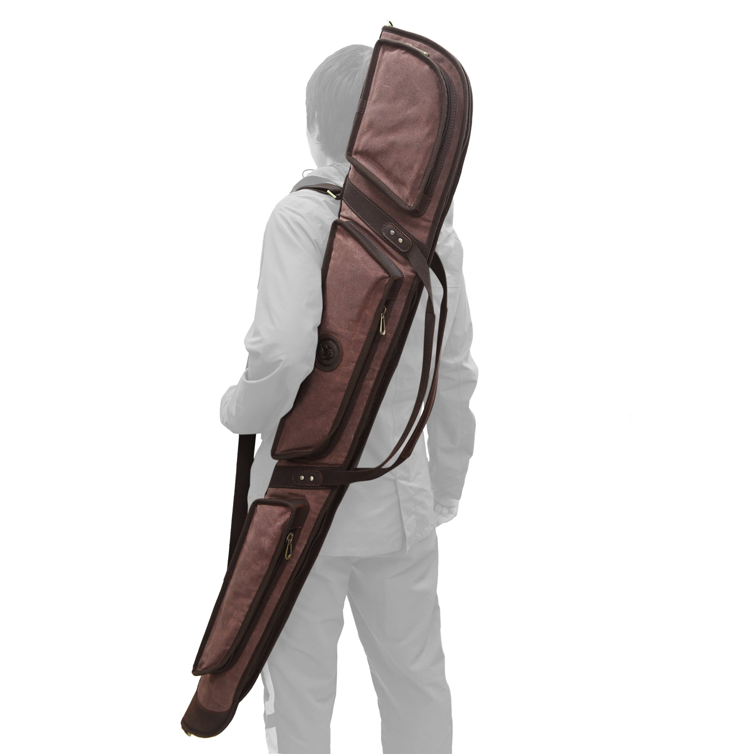 New Soft Gun Case for Scoped Rifle & Shotgun Canvas Leather Gun Storage Bag Cases