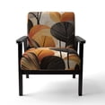 thumbnail image 4 of Designart "Brown Leaves Floral Pattern" Upholstered Modern & Contemporary Accent Chair and Abstract Botanicals Arm Chair - Multiple Color & Pattern, 4 of 7
