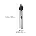 thumbnail image 2 of FENGGUIQU Electric Nose Hair Trimmer and Eyebrow Remover Portable Personal Hair Cutter Black, 2 of 8