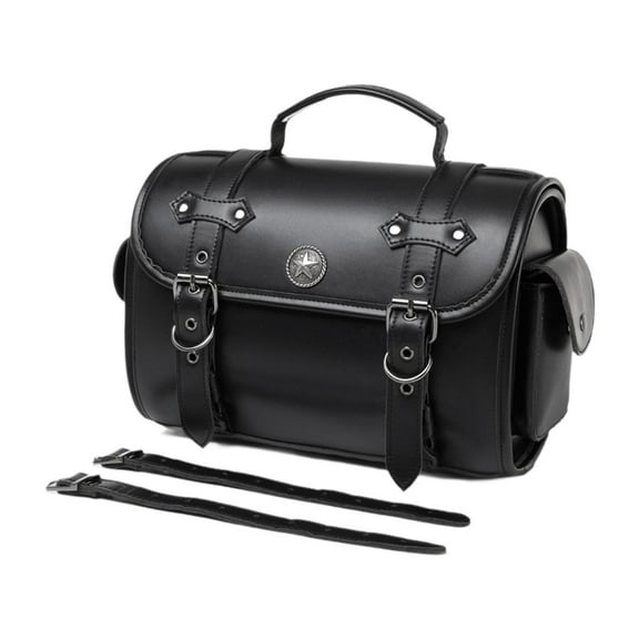 Ysyqkn Motorcycle Saddle Bag Motorbike Side Bag Quick Release Adjustable Straps Outdoor