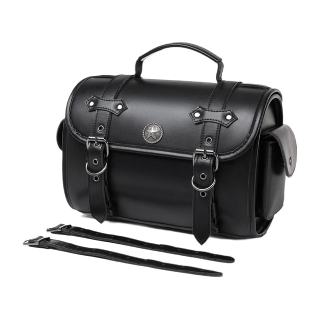 Bolsa lateral para motocicleta Shamjiam impermeable universal con 2 correas ajustables