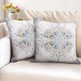 thumbnail image 2 of Boho Pillow Covers 20"x20" Set of 2 Vintage Carpet Bohemian Throw Pillow Case Soft Square Decorative Pillowcases for Home Decor Sofa Car Living Room, 2 of 6