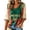 Green, variant on Mexico 2026 Soccer Cup Fan Jersey for Women, V-Neck Half Sleeve Supporter Top with Gold Totem Graphic, Lightweight Breathable Summer Shirt, 1 PC Beige L