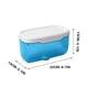 thumbnail image 4 of Shower tissue box, toilet tissue box, perforation toilet paper dispenser, hand paper box, toilet paper storage, modern design, foldable, metal frame, for bedroom, 4 of 8