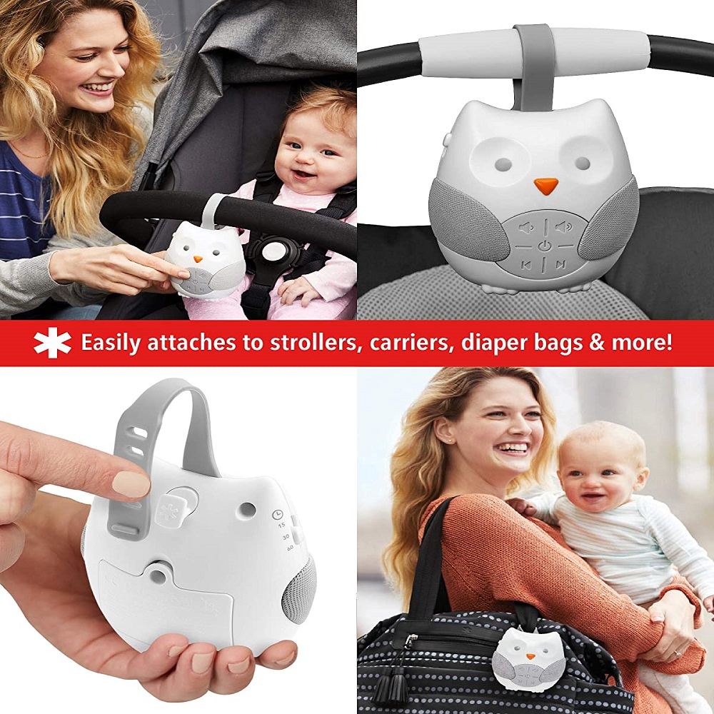 Skip Hop Baby Sound Machine: Stroll & Go Portable Baby Sleep Soother, Owl - image 5 of 5