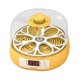 thumbnail image 4 of de huevos Bandeja volteadora de huevos Máquina Hatcher de huevos Eclosión digital de aves de corral Control de temperatura de 18 huevos Automático Sunnimix incubadora de huevos, 4 of 7