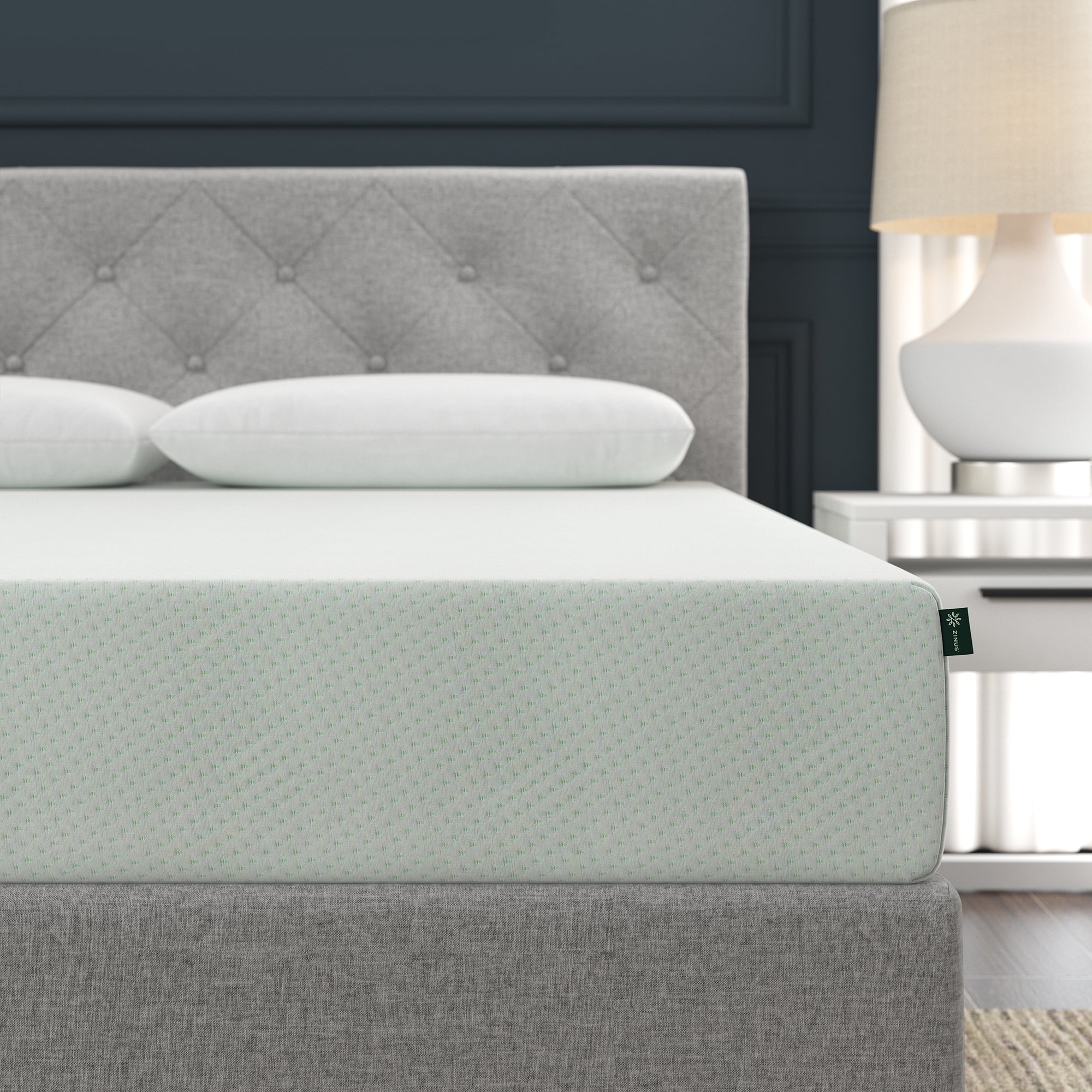 Zinus Spa Sensations Green Tea Rest Well 8" Medium Memory Foam Mattress, Full