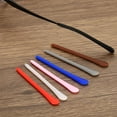 thumbnail image 5 of Uxcell Glasses End Tips Eyeglass Anti Slip Ear Sock Pieces Tube Sleeve Replacement Temple Style 1, Brown 5 Pairs, 5 of 5