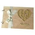 thumbnail image 1 of Wedding Guestbook Wooden Wedding Guest Book Hollow-Out Tree guestbook Wedding memory book Wedding Memory Book Wedding Photo Album, 1 of 7