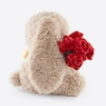 thumbnail image 6 of 11.8" Bunny Plush Stuffed Animal with Removable Red Rose Bouquet, Ultra-Soft Interactive Cuddly Rabbit Plushie Toy, Perfect Gift for Kids, Adults for Birthday, Valentine's Day Easter and Home Decor, 6 of 6