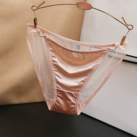 Underwear Women Pack Cotton Sexy Triangle Lace No Trace Breathable Low Waist Large Size Transparent Underwear Microfiber Cute Panties