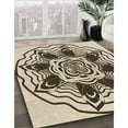 thumbnail image 3 of Ahgly Company Machine Washable Indoor Rectangle Transitional Vanilla Gold Area Rugs, 3' x 5', 3 of 7
