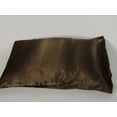thumbnail image 3 of JUPA Place Luxurious Satin Silk Pillowcase Pair - Soft & Breathable 20 x 26 Inch Pillow Cover for Standard Size Pillows - Brown Silky Smooth Pillowcases for Hair & Skin (2-Pack), 3 of 4
