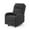Dark Gray/Black, variant on GDF Studio Amallie Contemporary Fabric Rocking Recliner, Dark Gray