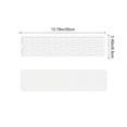 thumbnail image 3 of Encimera de cocina rectangular antideslizante de silicona con drenaje para secar platos,tazas y otros utensilios,ideal para el hogar,bares,baños y uso comercial.Medidas: 13,7 x 3,4 pulgadas., 3 of 6