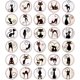 thumbnail image 1 of (30 imanes de gato negro) 25 mm, imán Emoji Imán 3D para nevera, pizarra decorativa, taquillas, aula, apto para lavavajillas, regalo favorito lindo y divertido para niños y niñas, 1 of 4