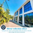 thumbnail image 5 of One Way Mirror Window Film Silver Reflective Window Film Self Adhesive Sun Block Window Sticker Anti UV Heat Control Privacy Protection Glass Tint Sti, 5 of 5