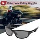 thumbnail image 2 of Gafas de montar para motocicleta Unique Bargains 1 Pc con lente gris oscuro y marco negro, 2 of 6