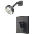 thumbnail image 1 of Olympia T-23912-MB Ensemble de Garniture de Douche à Poignée Unique, Noir Mat, 1 of 1