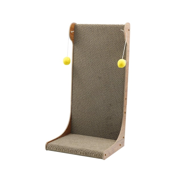 lionlar Vertical Cat Scratcher with Ball Furniture Protector Standing Scratching C