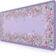 thumbnail image 1 of Mouse Pad iCasso - Alfombrilla de escritorio (tamaño grande, 90 x 40 cm), diseño floral, color morado, 1 of 7