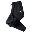 thumbnail image 3 of Mens Autumn Winter Casual Solid Color Keep Warm Plus Velvet Long Pants Trousers, 3 of 9