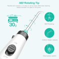 thumbnail image 2 of ABOX Oral Irrigator, Dental Oral Irrigator 600ML Capacity with 8 Multifunctional Tips 10, 2 of 4