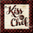 thumbnail image 2 of Villa, Mlli 15x15 White Modern Wood Framed Museum Art Print Titled - Kiss The Chef, 2 of 4
