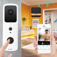thumbnail image 3 of Timbre de Video WiFi Inalámbrico 1080P con Bidireccional Timbre de Seguridad para el Hogar a Prueba de Agua con Cámara para TUYA Timbre de Intercomunicación con Monitoreo, 3 of 8