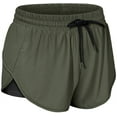 thumbnail image 3 of Women Drawstring Waist Athletic Running Shorts with Liner Inner Pocket, 3 of 6