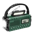 thumbnail image 1 of Hand-Cranked Weather Radio AM/FM Solar Mobile Power Hand-Cranked Charger 10000MA, 1 of 9