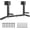 Black3, variant on Wall Mount Pull Up Bar, Joist Beam Rafter Mount Pull-up Bar, Ceiling Mounted Chin Up Bar for Home Gym with Punching Bag Hanger