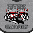 thumbnail image 4 of Inktastic Future Snowmobile Champion Boys or Girls Baby Bib, 4 of 4