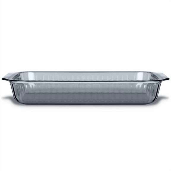 9"x13" Baking Dish Smoke: Glass Bakeware, Dishwasher-Safe