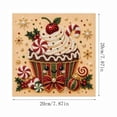 thumbnail image 2 of DIY Christmas Pearl Diamond Painting Art Kit, Christmas Craft Kit, DIY Pearl Diamond Painting Kit, Holiday Home Wall Decoration Gift (christmas kit-cocoa), 2 of 3