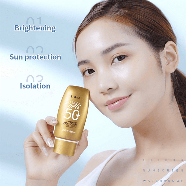 Protectores solares Spf50 para cara, crema bloqueadora Solar, Protector Solar De Rostro, crema Solar, Bloqueador De loción Fivean unisex