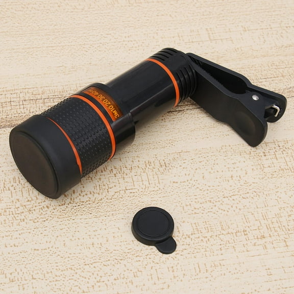 Masteelf 12X Telephoto Lens for Smartphone Black ABS Lens with Feature for Mobile Phone Usage