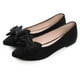thumbnail image 3 of Zapatos de vestir de gamuza SAILING LU para mujer, color negro, talla 5, 3 of 7