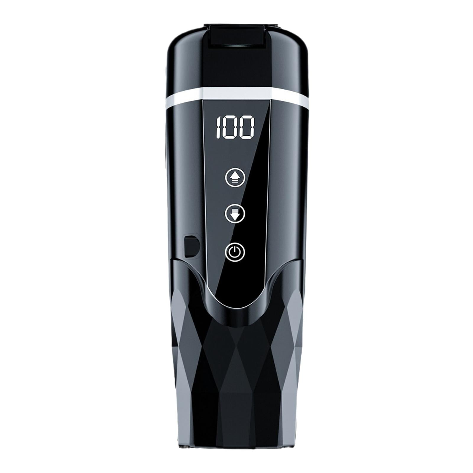 Baoblaze Car Heated Mug 12V 24V Travel Coffee Mug Display Car Electric Kettle for Tea Black