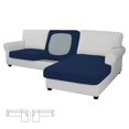 thumbnail image 1 of Funda para sofá Furniture Cover, fácil de llevar, 3 unidades, elástica, azul marino, 1 of 7