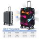 thumbnail image 4 of Fotbe Colorful Dragonflies Funda Protectora para Equipaje, Antirrayones y Resistente a la Suciedad, Compatible con Maletas de 18 a 32 Pulgadas-Small, 4 of 7