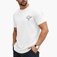 thumbnail image 6 of Mens Western Cotton T Shirts Vintage Printed Summer Short Sleeve Tee Shirts Casual Crewneck Tops White XXL, 6 of 7