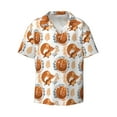 thumbnail image 4 of Salouo Cute Squirrel Pattern Cuban Collar Shirts for Men Button-Down Shirt Men's Short Sleeve Shirts Hawaiian Shirts Casual Shirts -4X-Large, 4 of 6