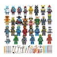 thumbnail image 2 of Ninja Minifigures Building Blocks Action Figure Halloween Christmas Gifts Educational Toys Collection 30PCS, 2 of 6