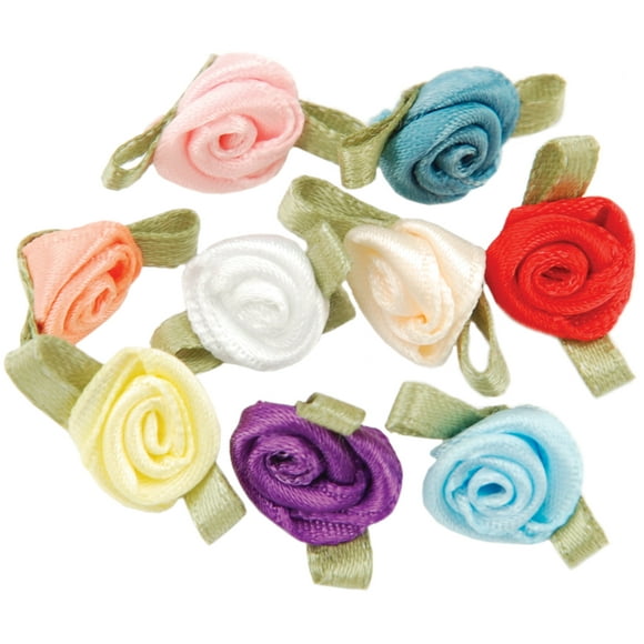 33318103 OFFRAY ACCENT Ruban ROSES Petites VPK 40PC MULTI